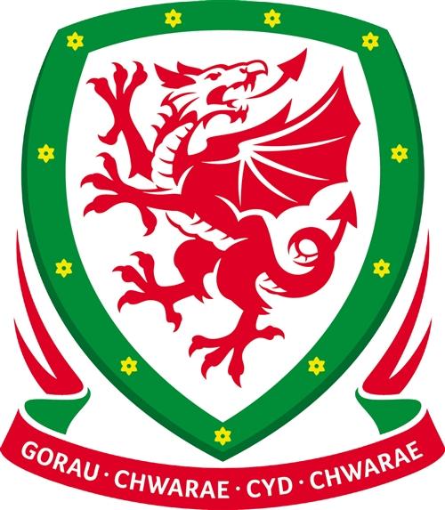 威尔士国家足球队队徽(红色的龙组成的)
