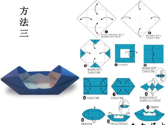 折纸船方法