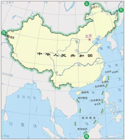 中国地图的简笔画的相关图片
