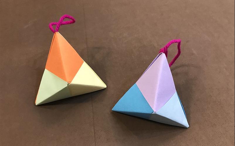 折纸三角棕怎么折?立体三角纸怎么折?的相关图片